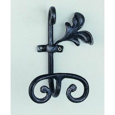 Galizia appendiabiti da parete 1 posto in ferro battuto