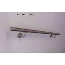 Corrimano in acciaio Inox satinato