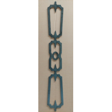 Epoque - Elemento di ringhiera in ferro, parapetto simile a ghisa alto da 90 a 110 cm.